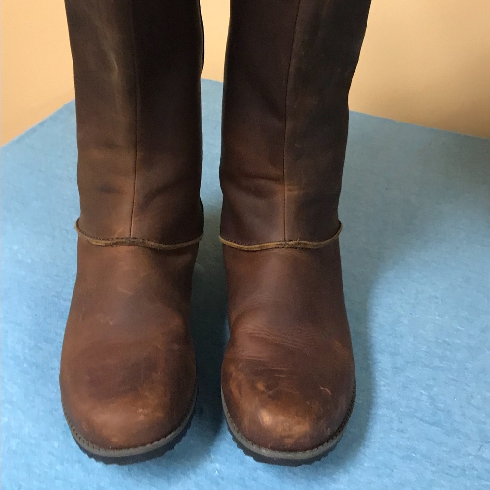 Eddie Bauer Brown Leather Boots
